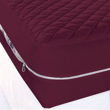 Cotton's Quilted Waterproof Mattress Cover In Zipper Style